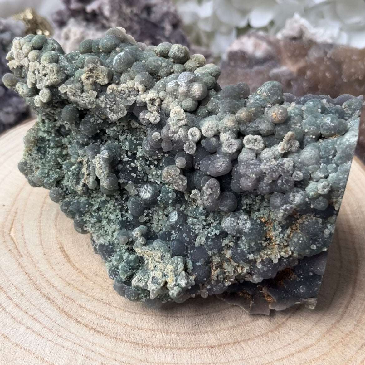 Grape Agate Cluster Crystals