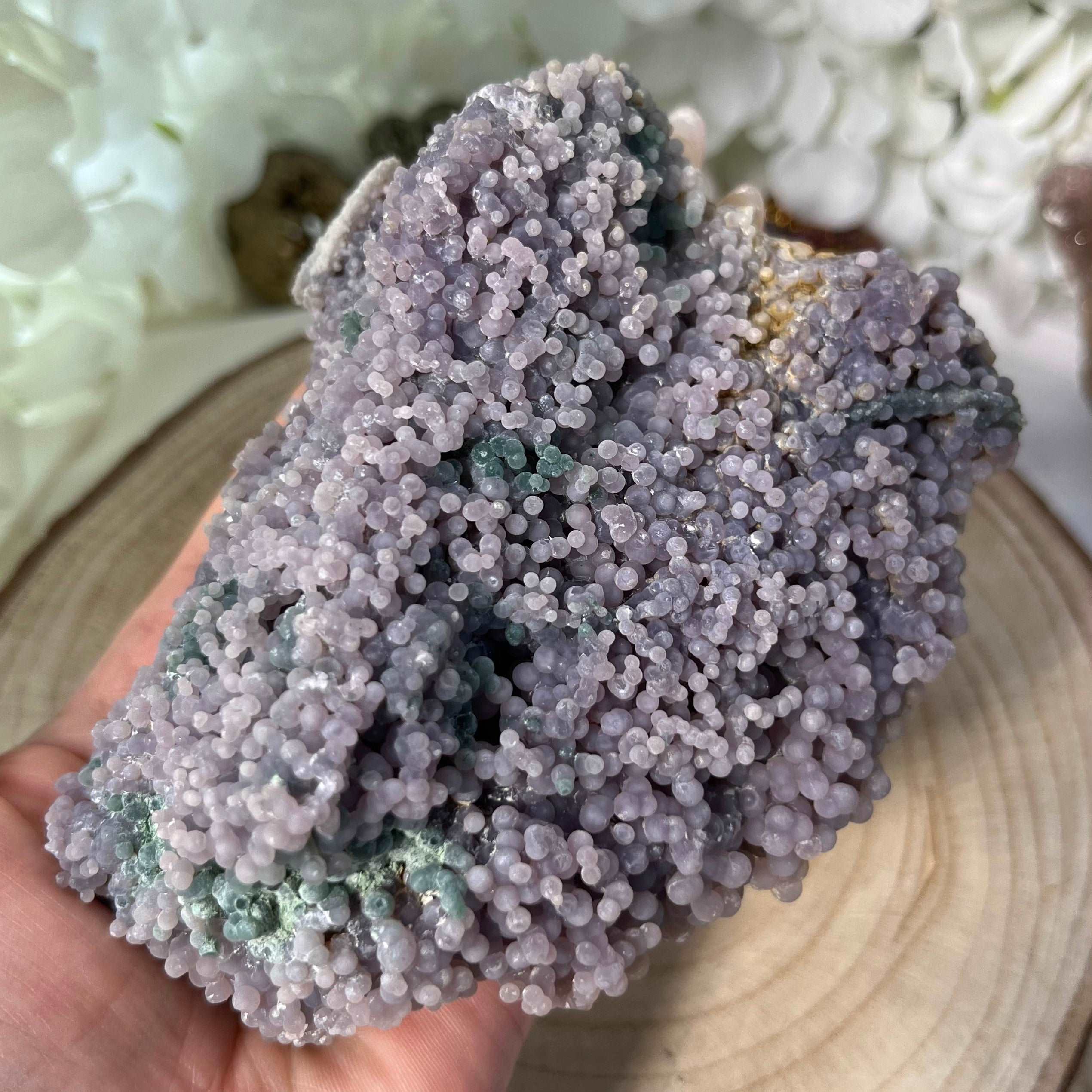 Grape Agate Cluster 11cm x 8.1cm Crystals