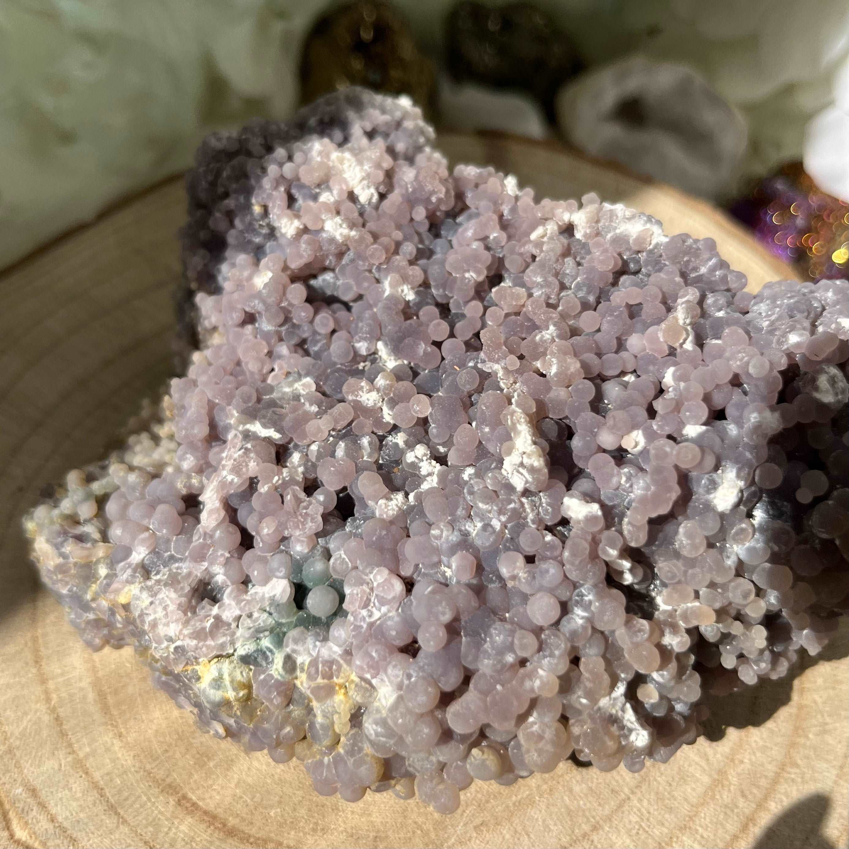 Grape Agate Cluster Crystals