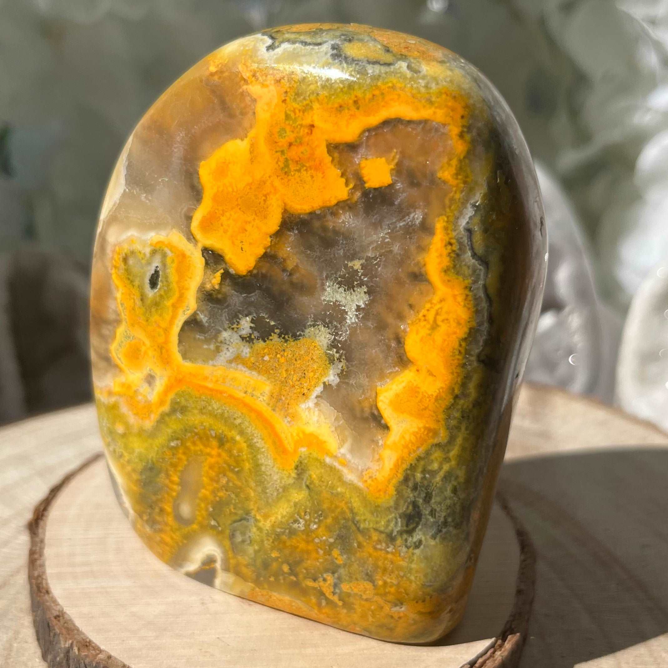 Bumblebee Jasper Freeform Crystals