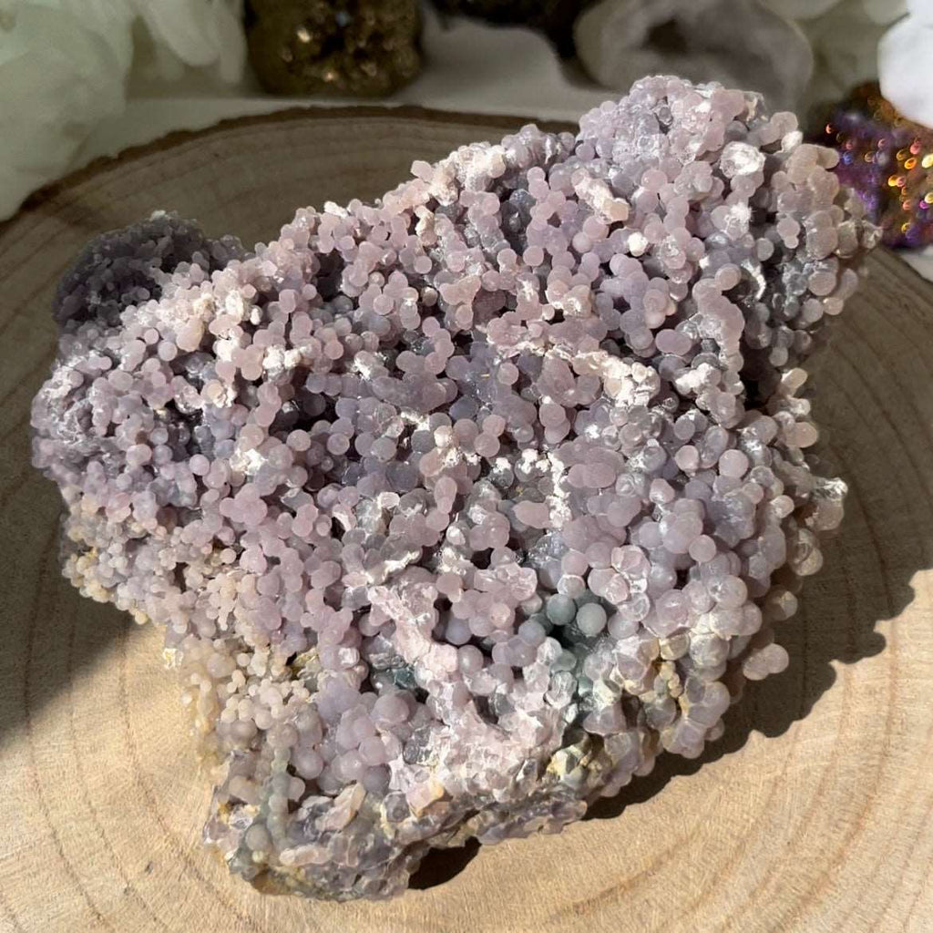 Grape Agate Cluster Crystals