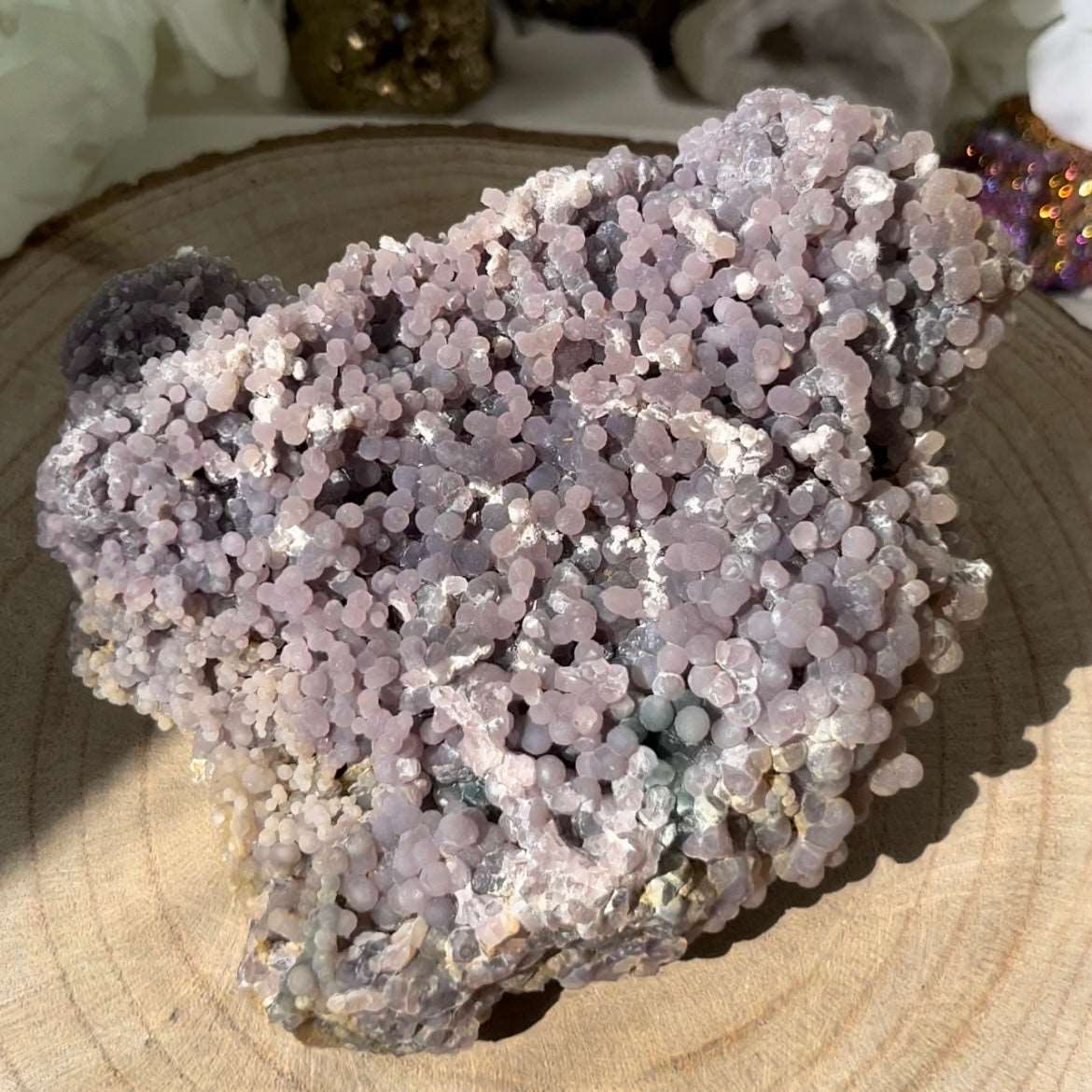 Grape Agate Cluster Crystals