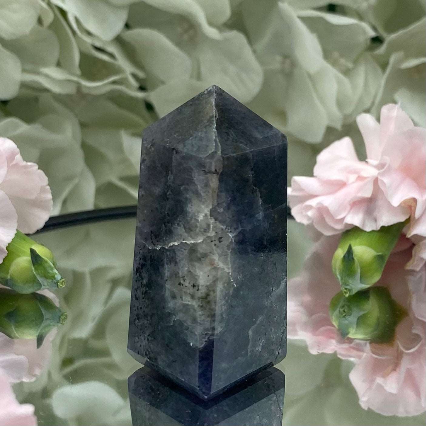 Iolite (Water Saphire) Obelisk - Psychic Abilities & Self-Awareness Crystals