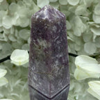 Lepidolite Obelisk - Transmutation & Happiness Crystals
