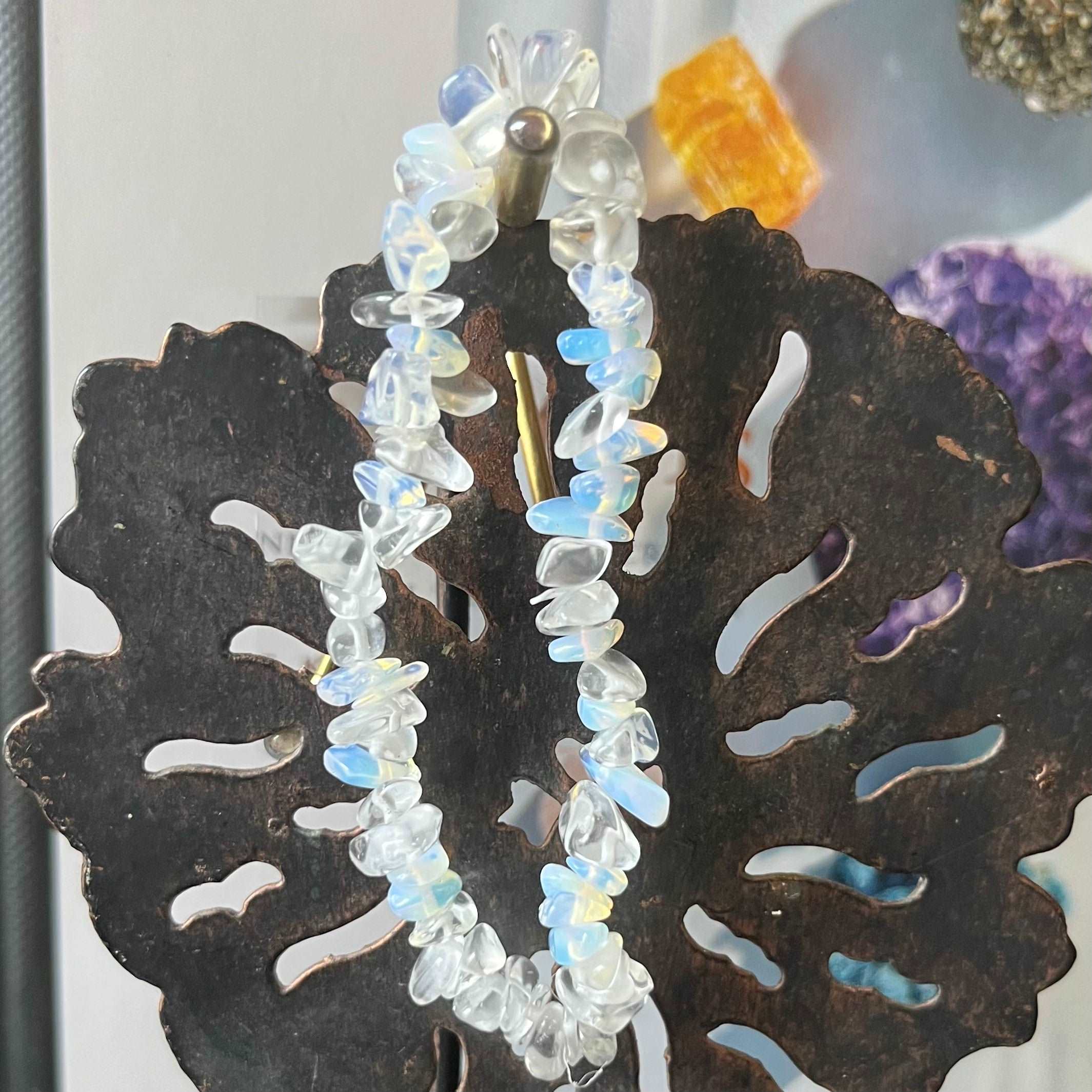 Crystal Chip Bracelets Opalite Crystals