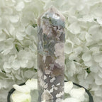 Flower Agate Point - Creativity & Self-Discovery Crystals