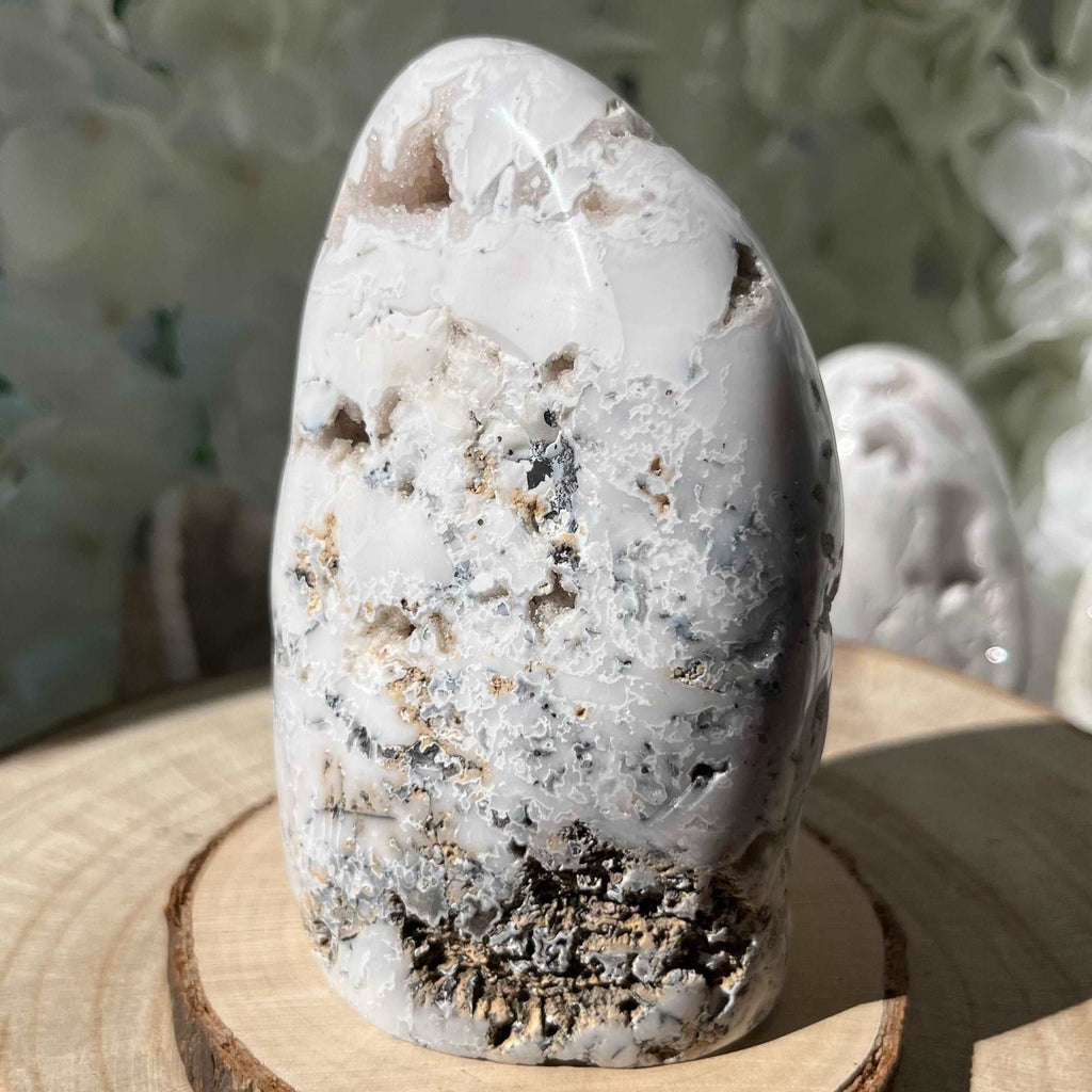 Druzy Snow Agate Freeform Crystals