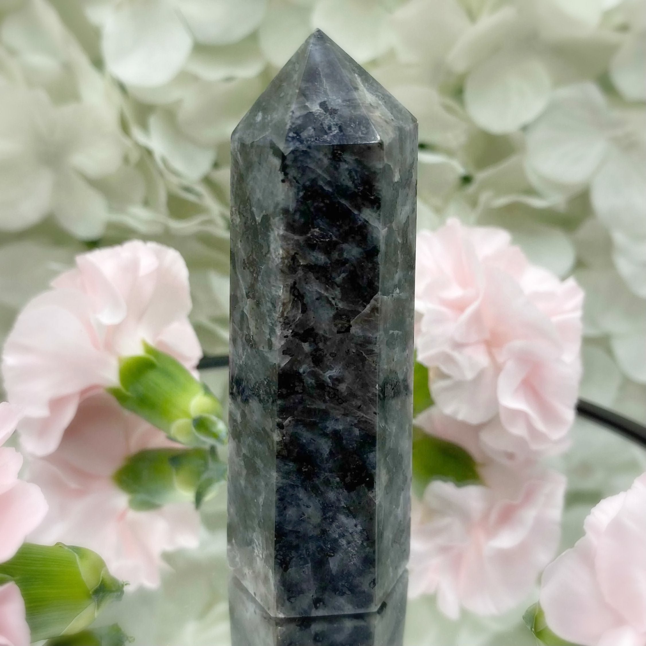 Larvikite Point Crystals