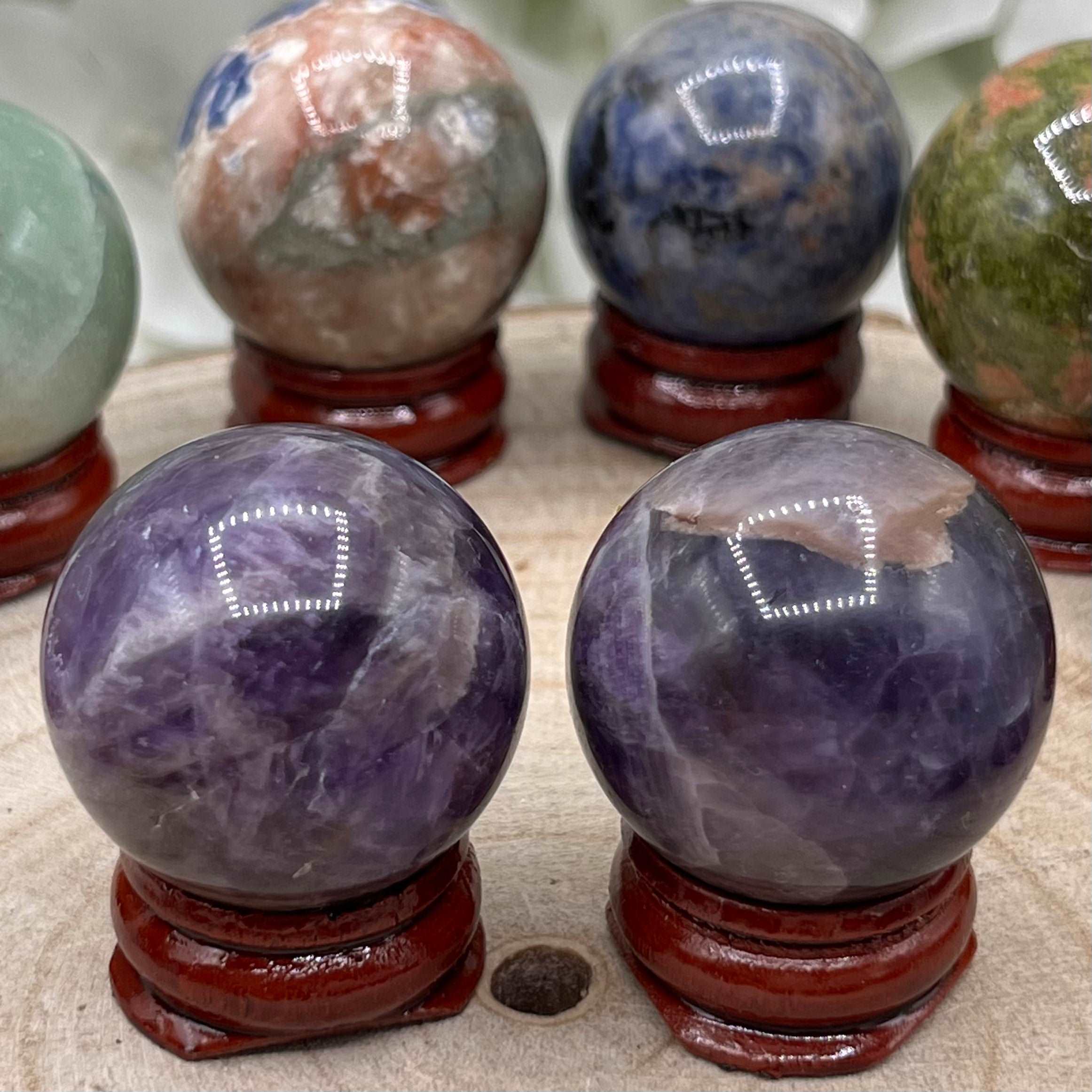 Crystal Spheres Amethyst Small- 3cm Crystals