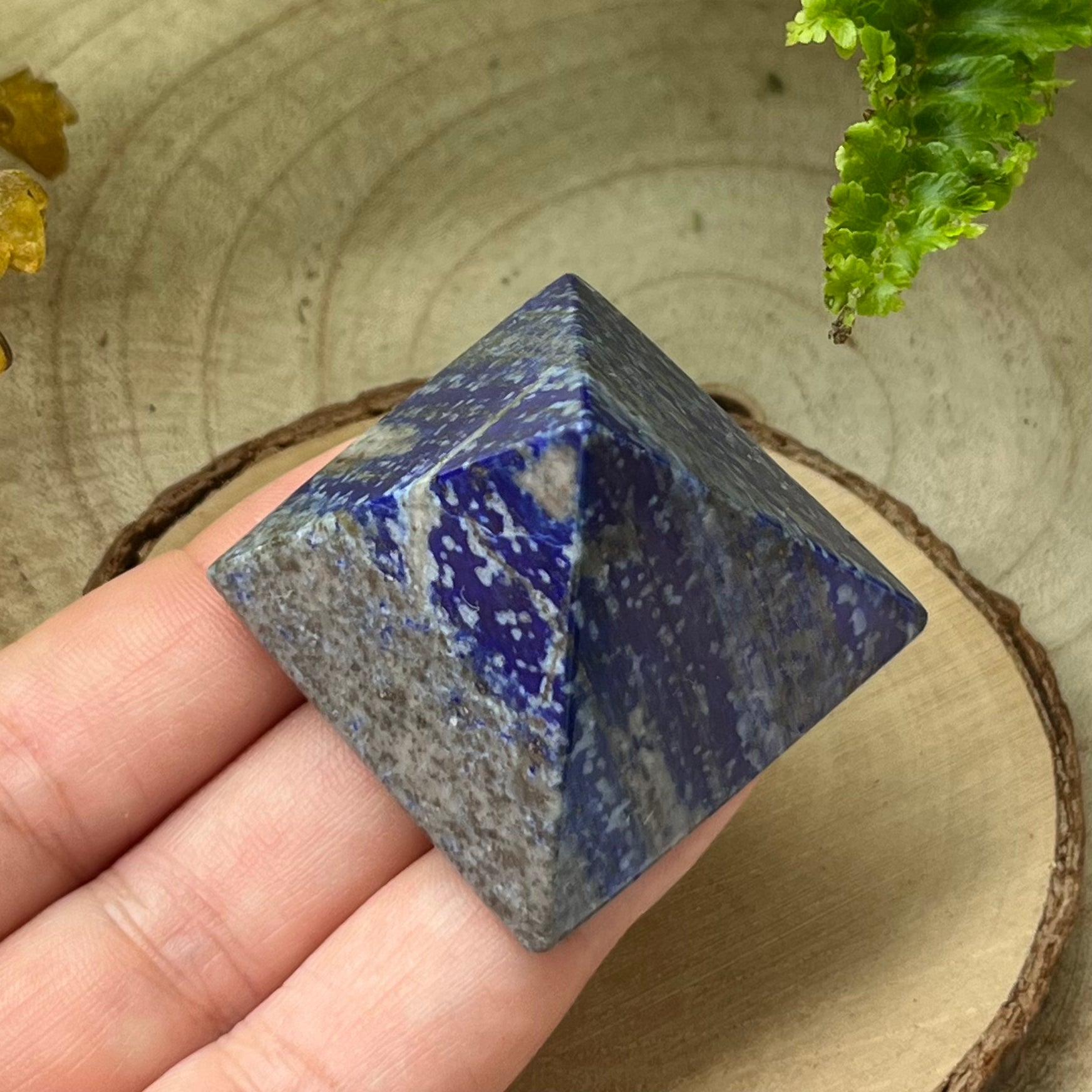 Lapis Lazuli Pyramid - Spiritual Elevation & Wisdom Crystals