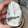 Zebra Agate Druzy Freeform 7cm x 5.3cm Crystals