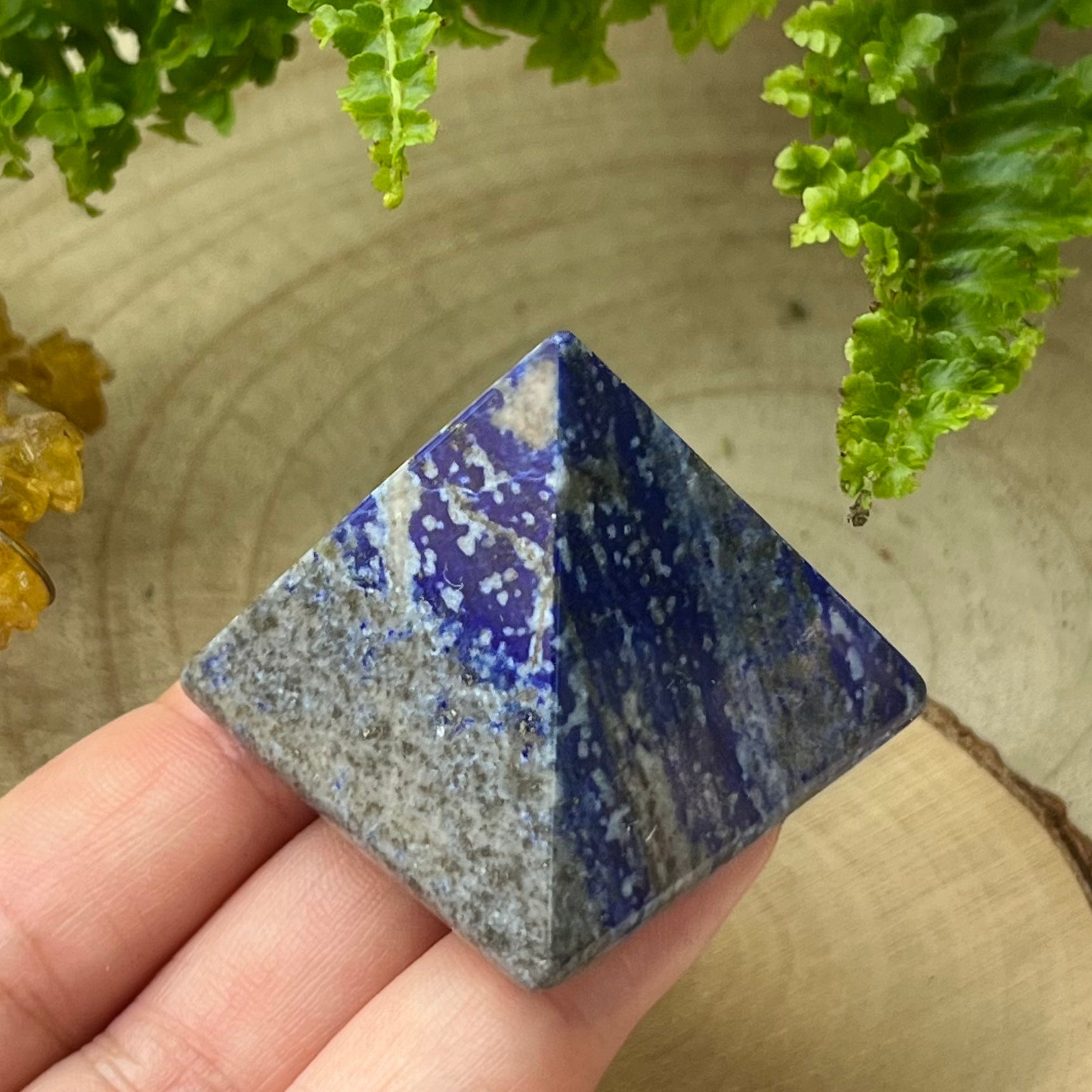 Lapis Lazuli Pyramid - Spiritual Elevation & Wisdom Crystals