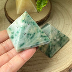 Fuchsite Pyramid Crystals