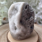 Zebra Agate Druzy Freeform Crystals