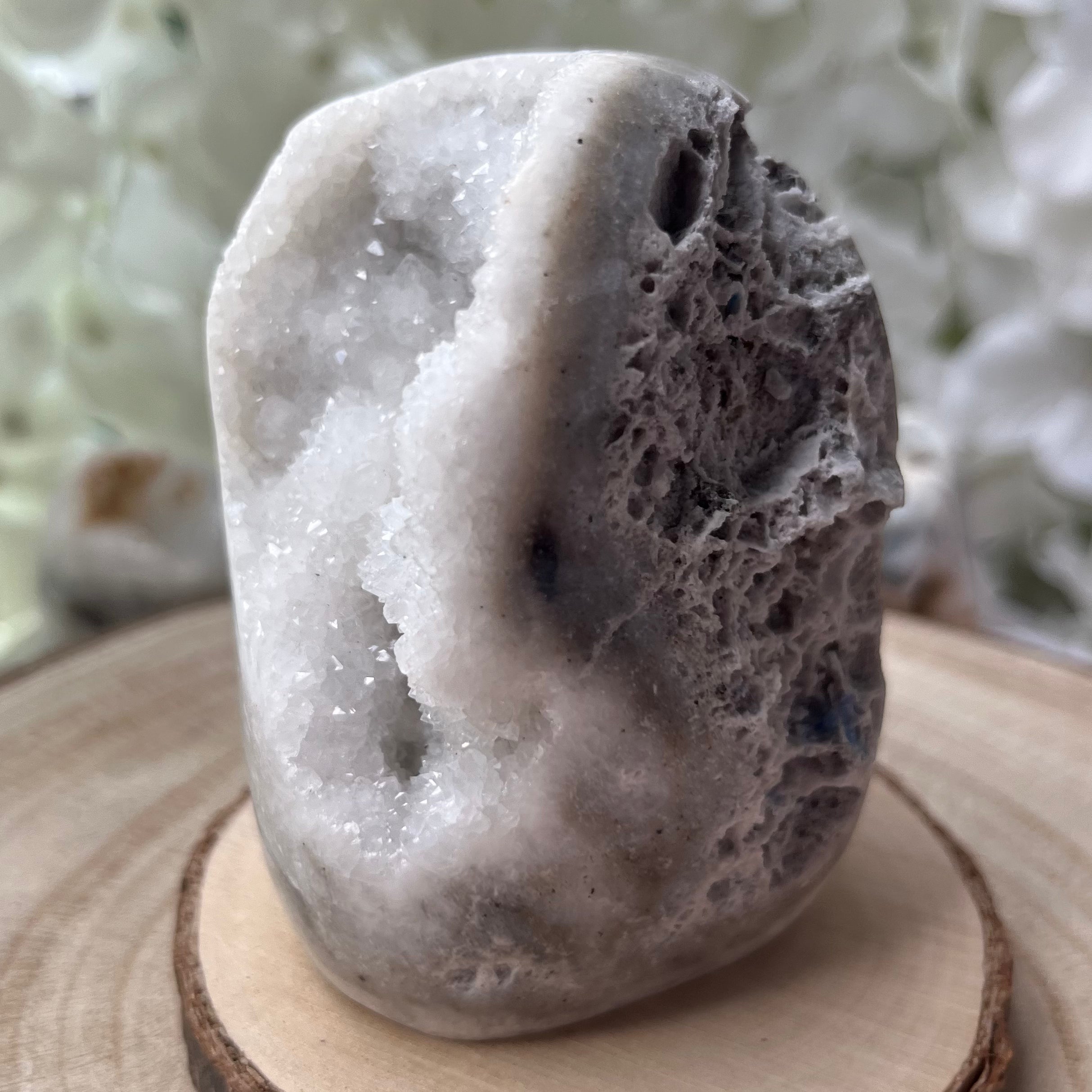Zebra Agate Druzy Freeform Crystals