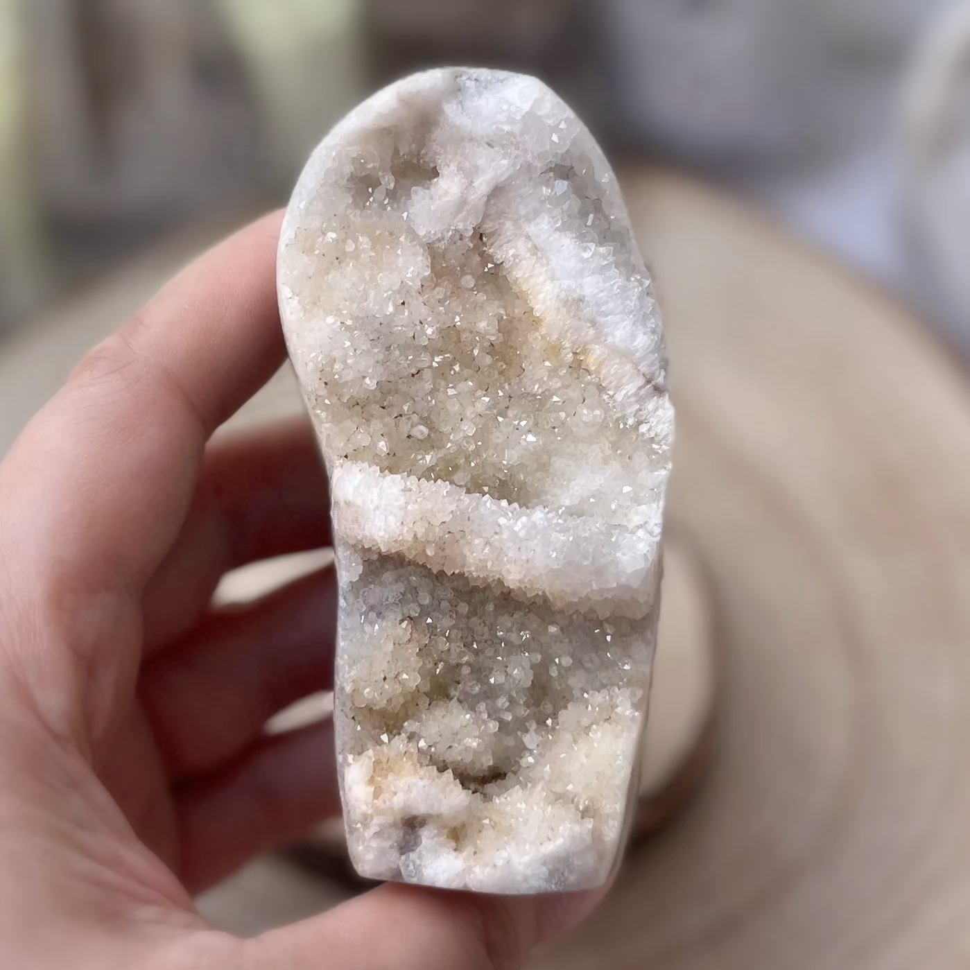 Zebra Agate Druzy Freeform Crystals