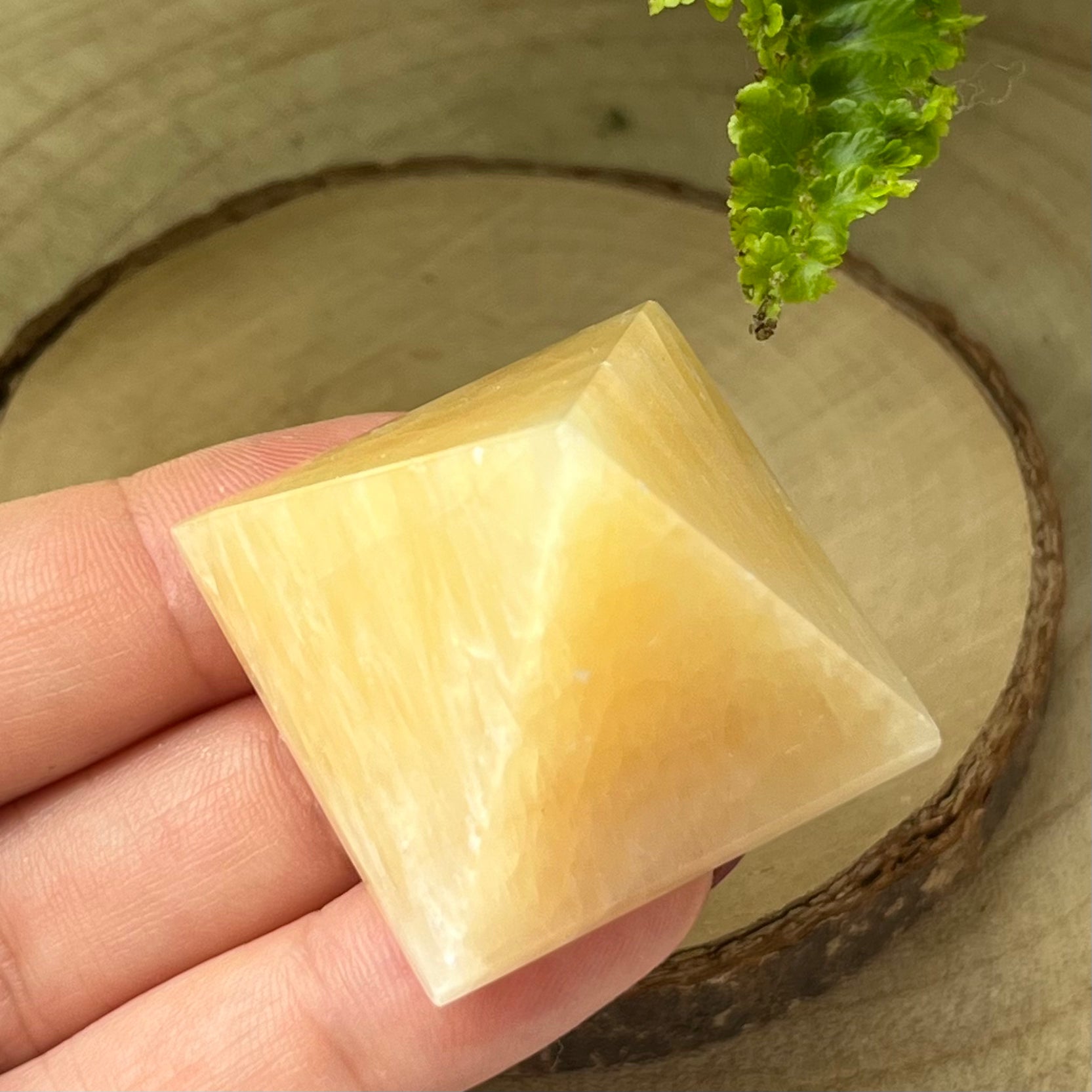 Orange Calcite Pyramid - Joy & Creativity Crystals