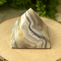 Zebra Onyx Pyramid - Happiness & Protection 4cm x 3cm Crystals