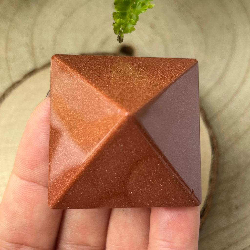 Goldstone Pyramid Crystals