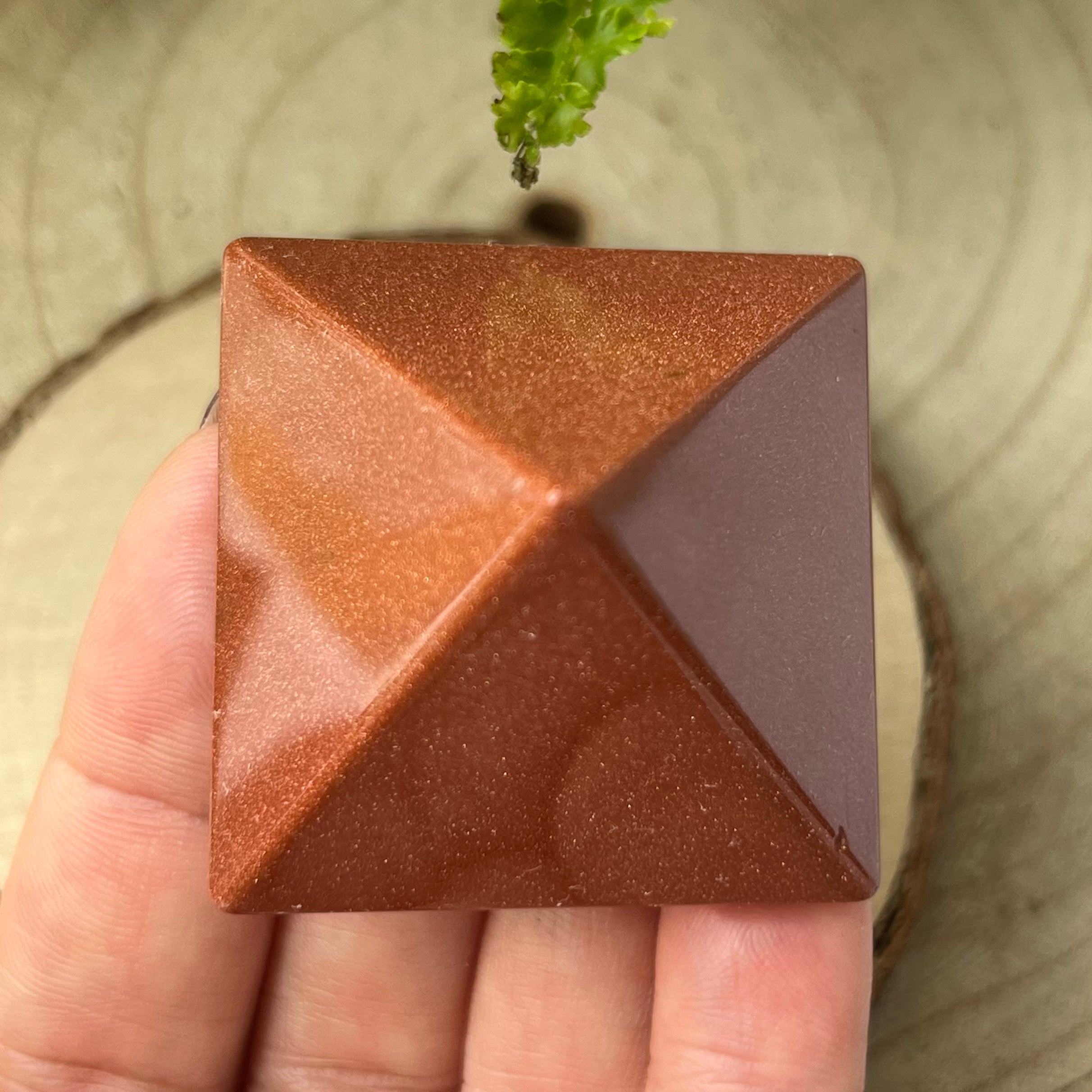 Goldstone Pyramid Crystals