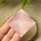 Rose Quartz Pyramid - Universal & Unconditional Love Crystals