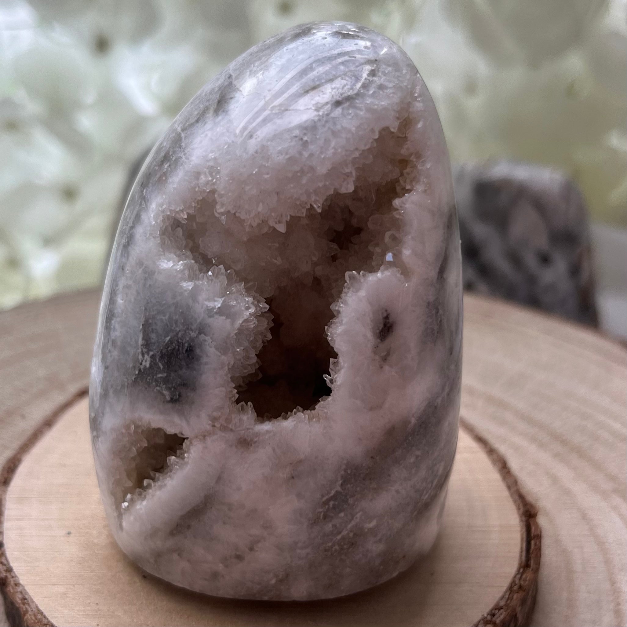 Zebra Agate Druzy Freeform Crystals