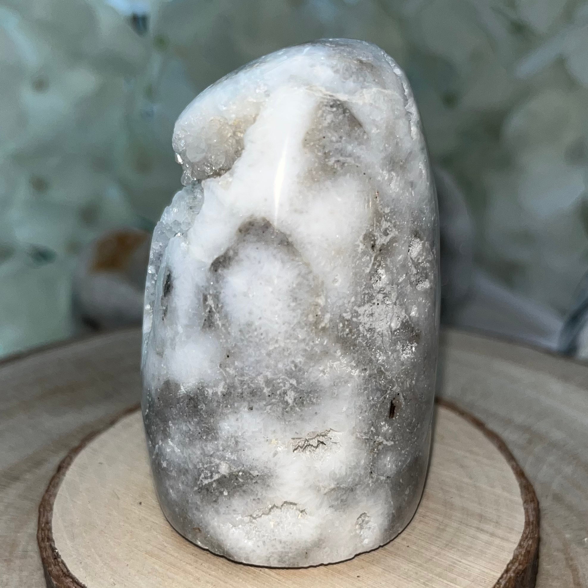 Zebra Agate Druzy Freeform Crystals