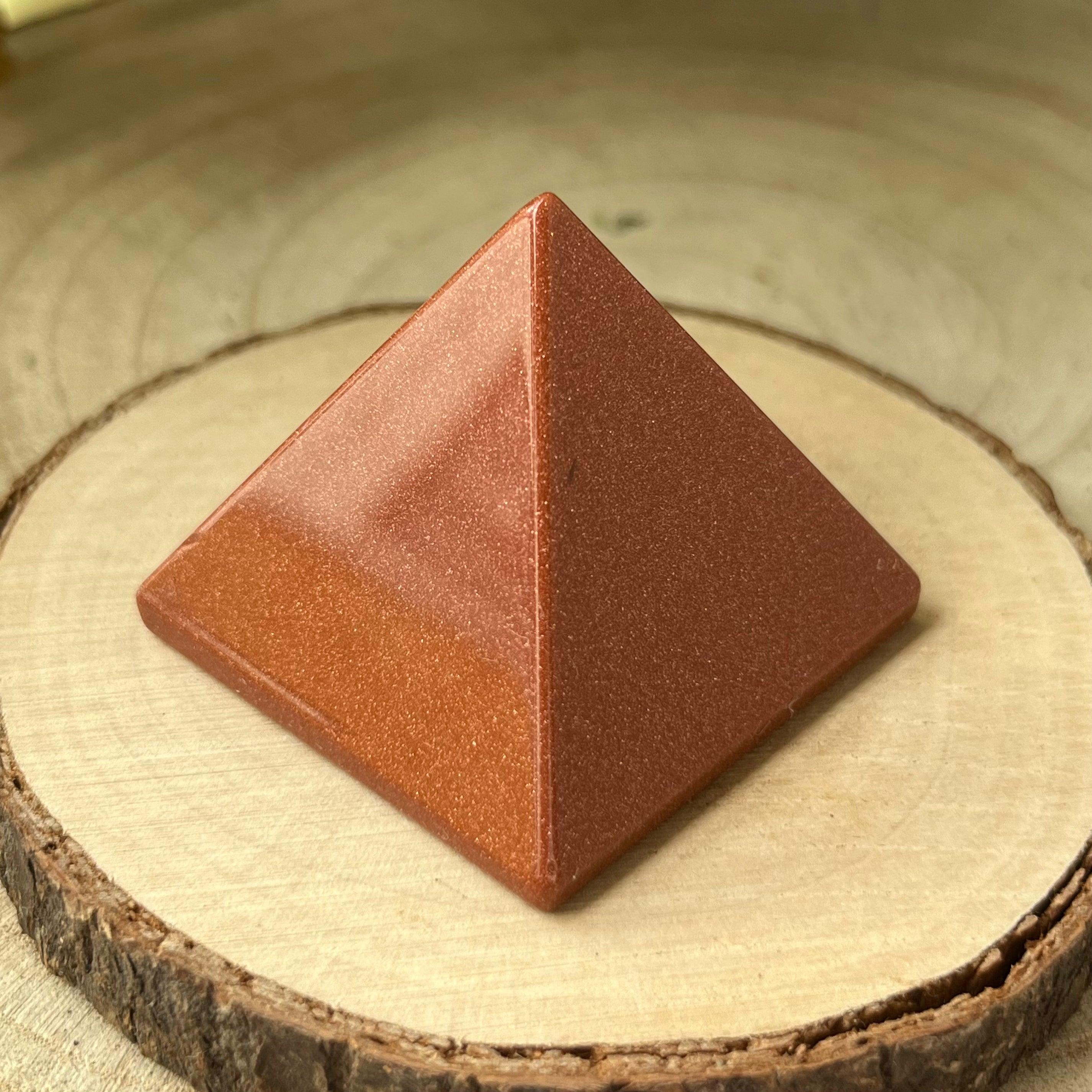 Goldstone Pyramid Crystals