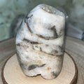 Zebra Agate Druzy Freeform 6.8cm x 4.6cm Crystals