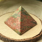 Unakite Pyramid - Vision & Spiritual Transformation Crystals