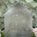 Agate Obelisk Drusy Tower - Balance & Harmony 11.6cm x 10cm Crystals