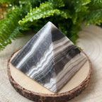 Zebra Onyx Pyramid - Happiness & Protection Crystals