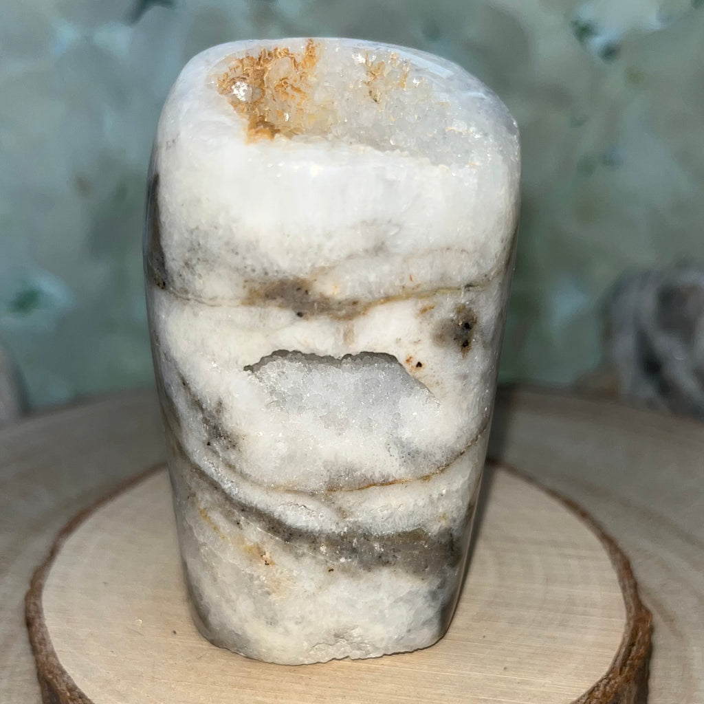 Zebra Agate Druzy Freeform Crystals