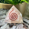 Rose Quartz Orgonite Pyramid 4cm Crystals