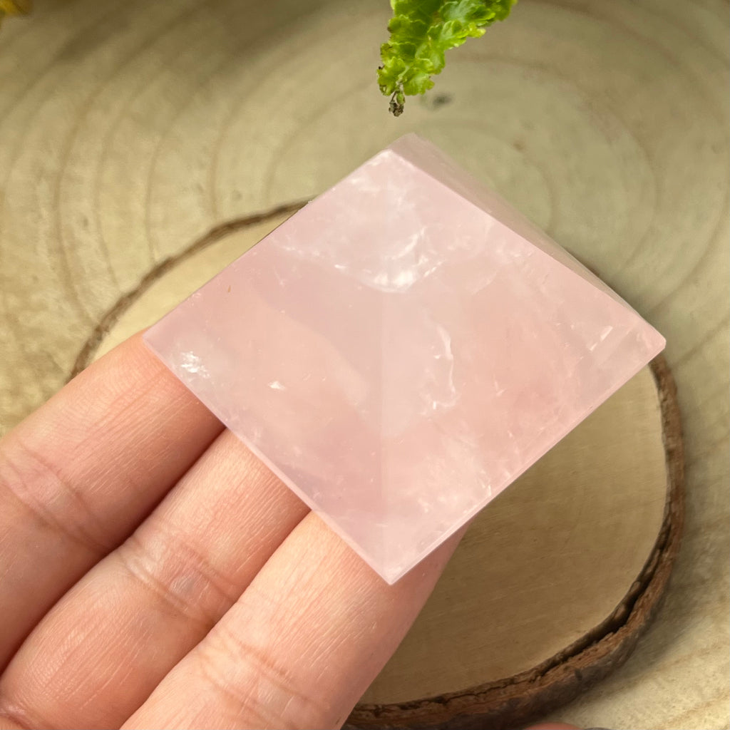 Rose Quartz Pyramid - Universal & Unconditional Love Crystals