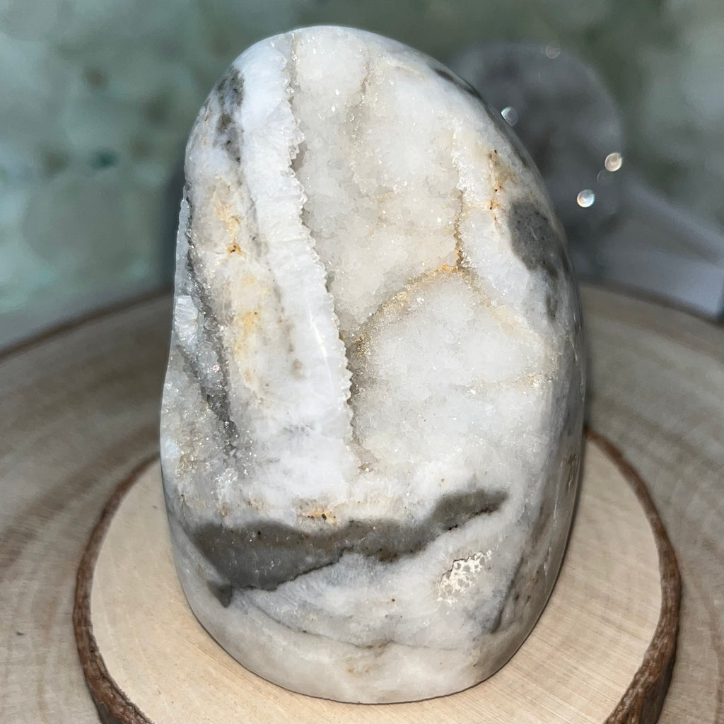 Zebra Agate Druzy Freeform Crystals