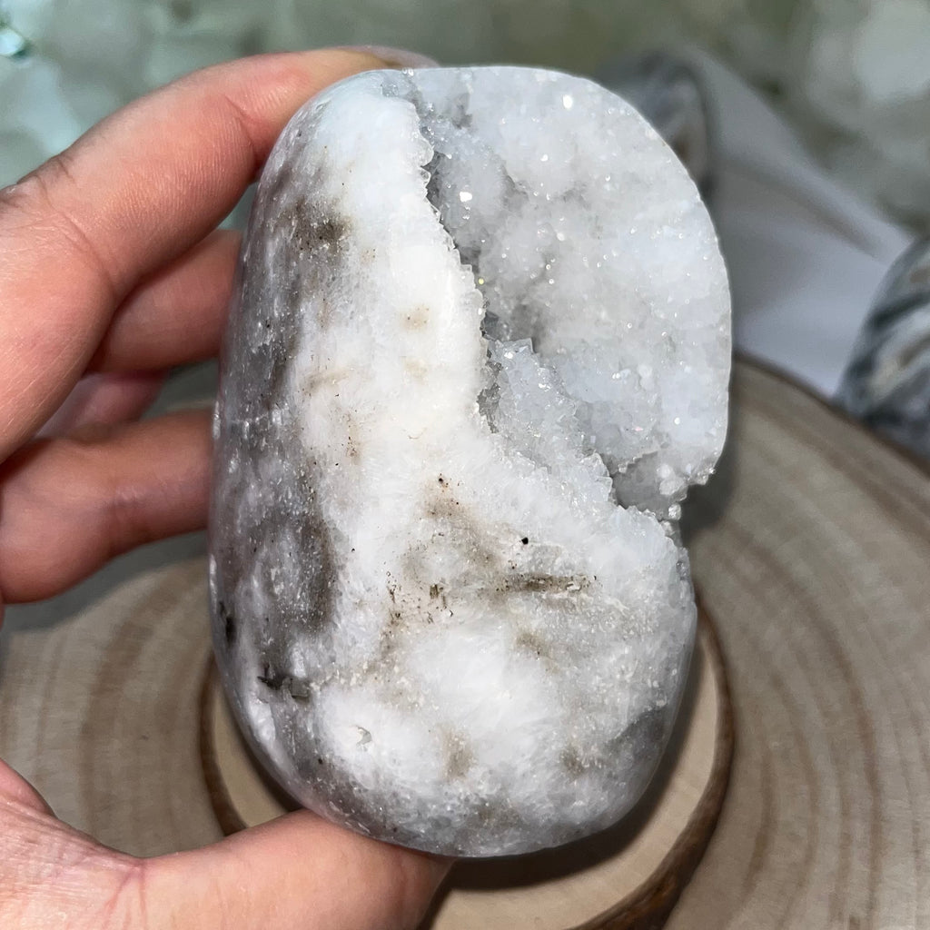 Zebra Agate Druzy Freeform Crystals