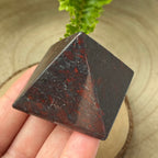 Poppy Jasper Pyramid - Vitality & Spiritual Perception Crystals