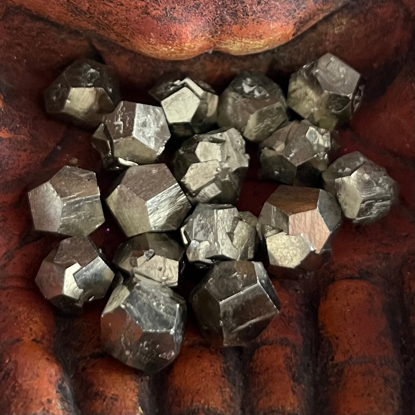 Pyrite Dodecahedrons Crystals