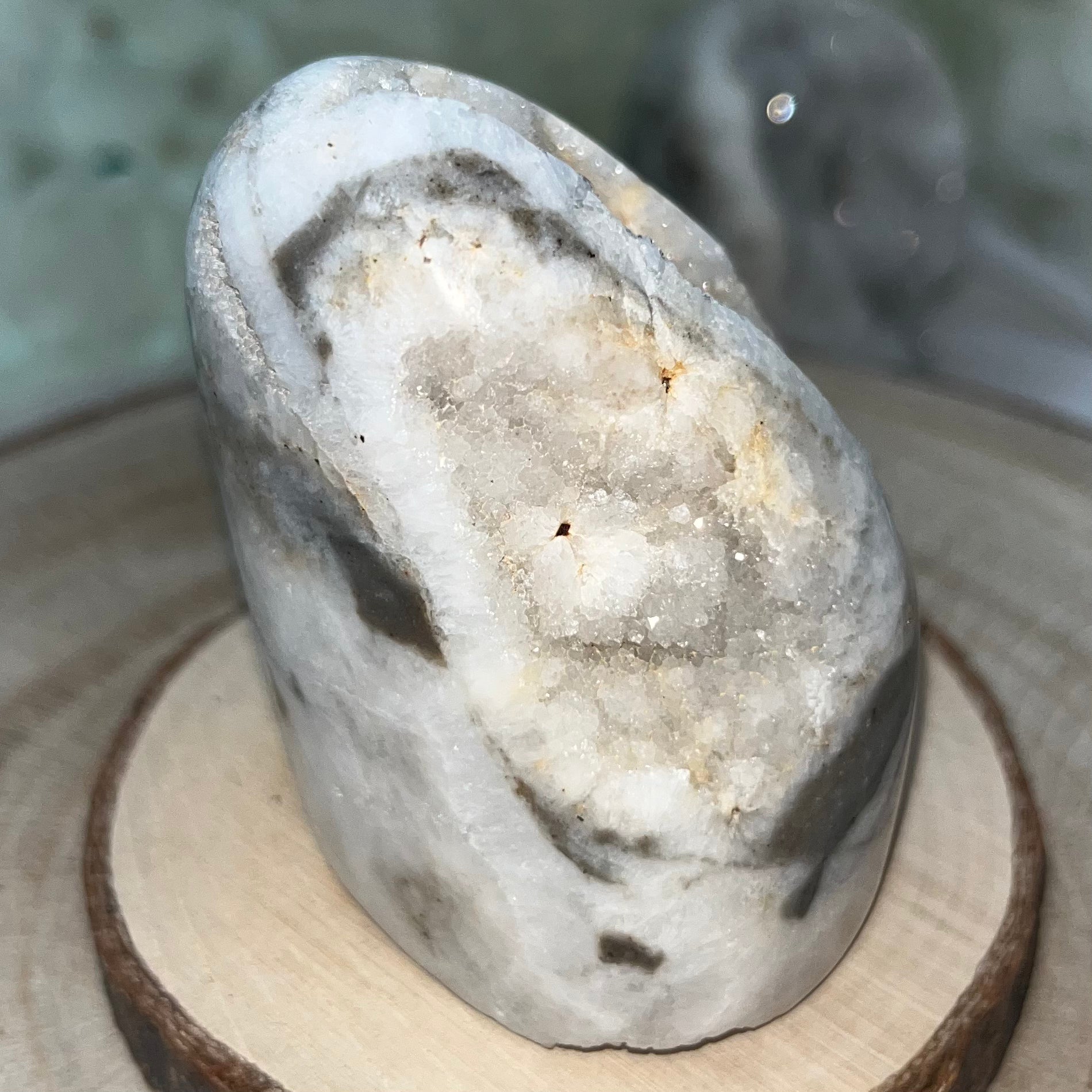Zebra Agate Druzy Freeform Crystals