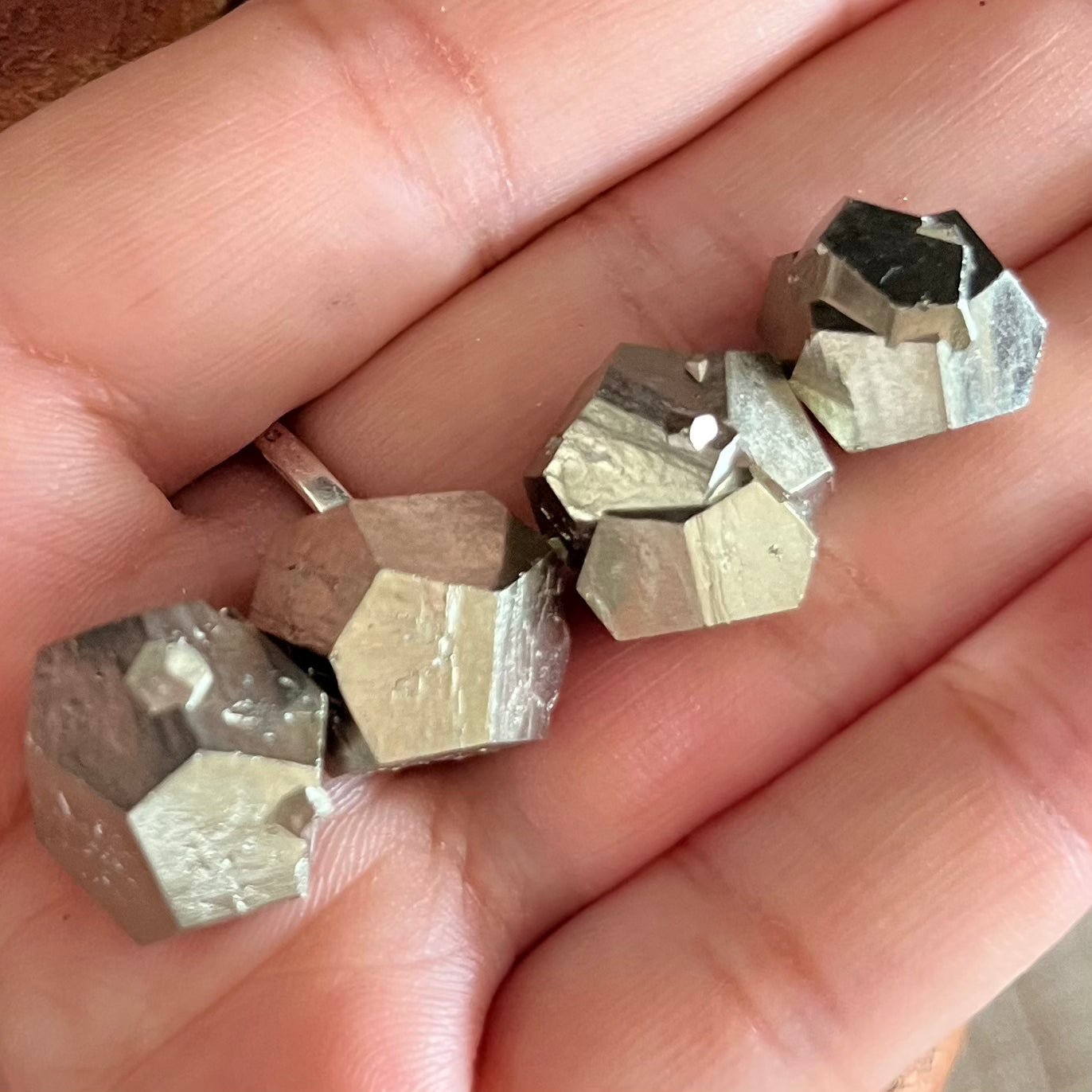 Pyrite Dodecahedrons Medium Pyrite Crystals