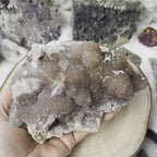 Flower Amethyst Druzy Cluster - Intuition & Spirituality