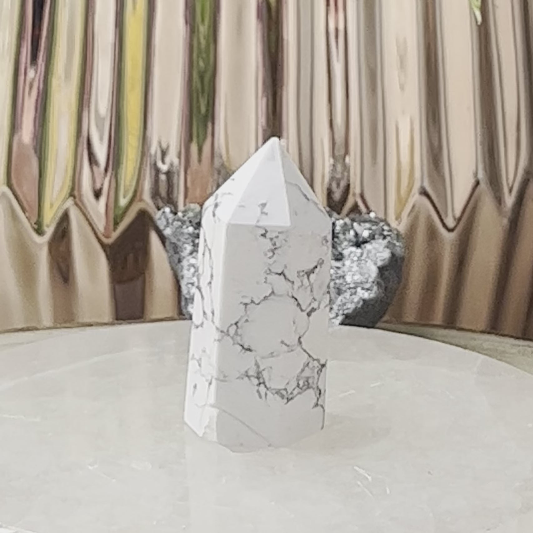 Howlite Point - Peace & Harmony