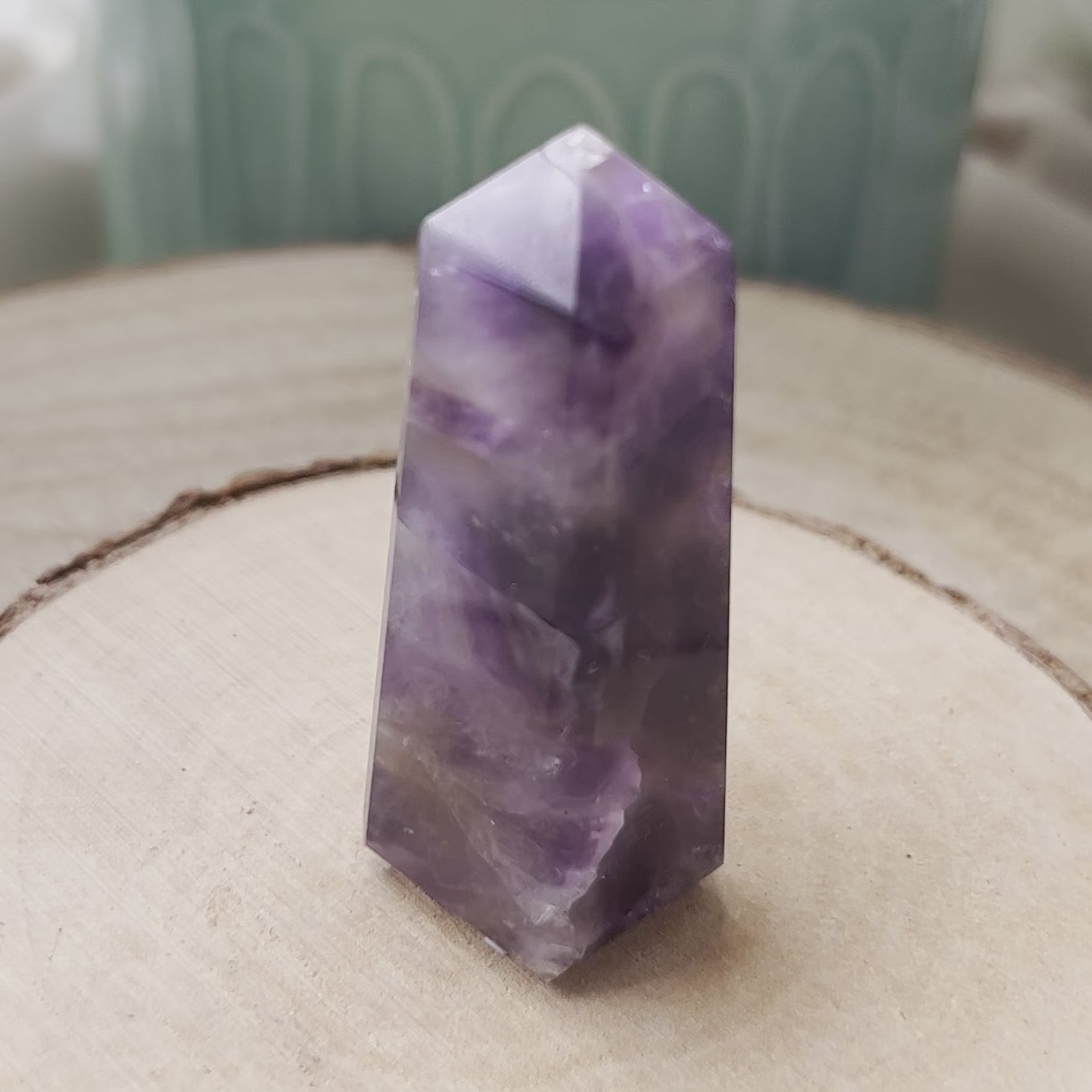 Amethyst Obelisk - Spiritual Wisdom & Comfort