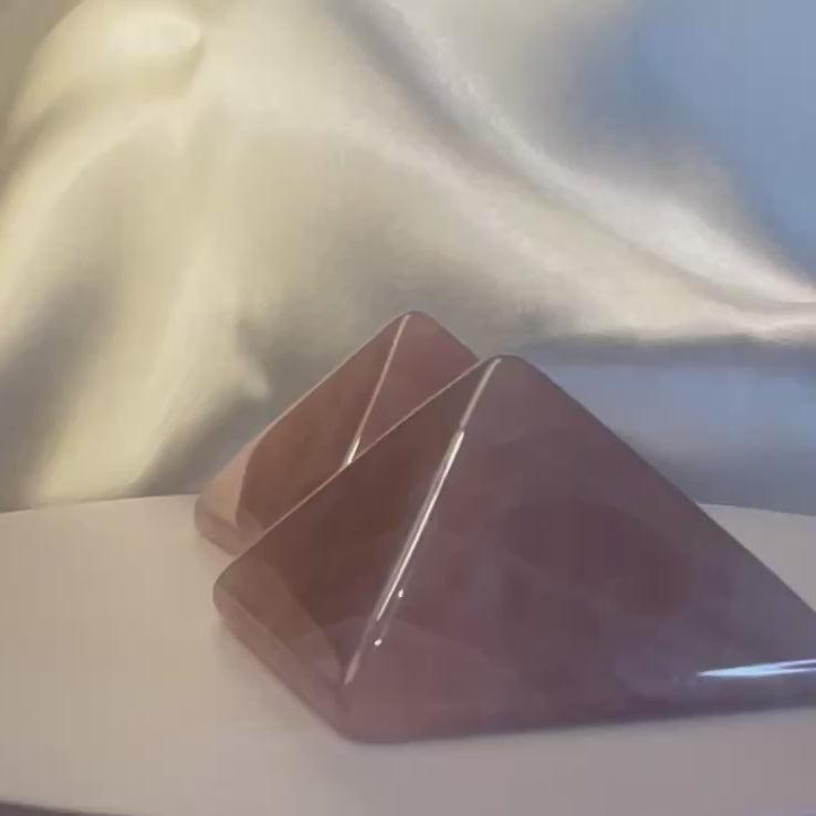 Rose Quartz Pyramid - Universal & Unconditional Love