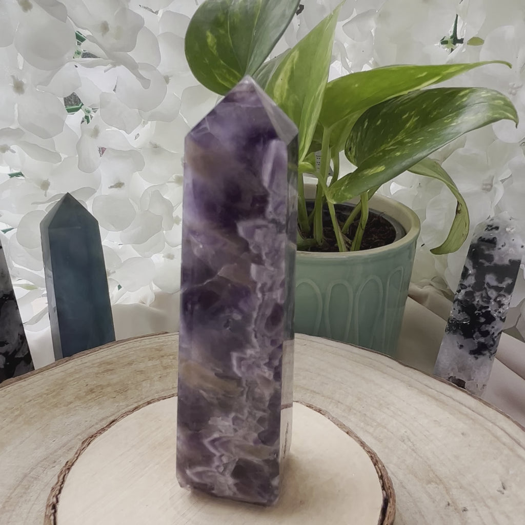 Amethyst Obelisk - Spiritual Wisdom & Comfort