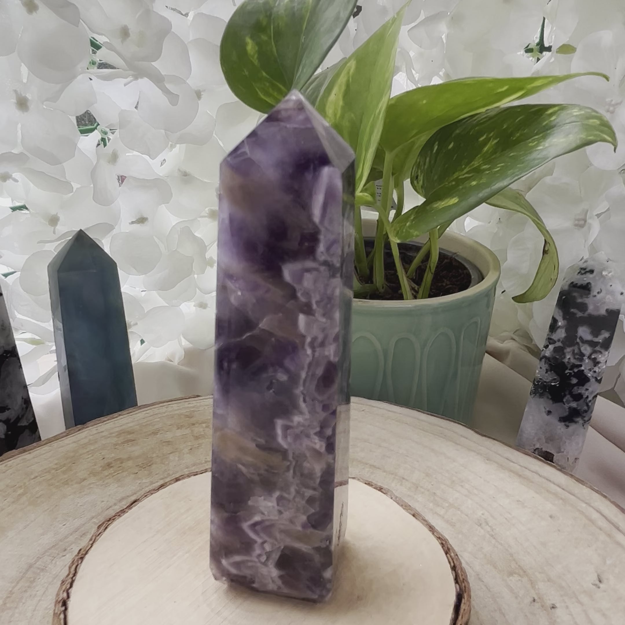 Amethyst Obelisk - Spiritual Wisdom & Comfort