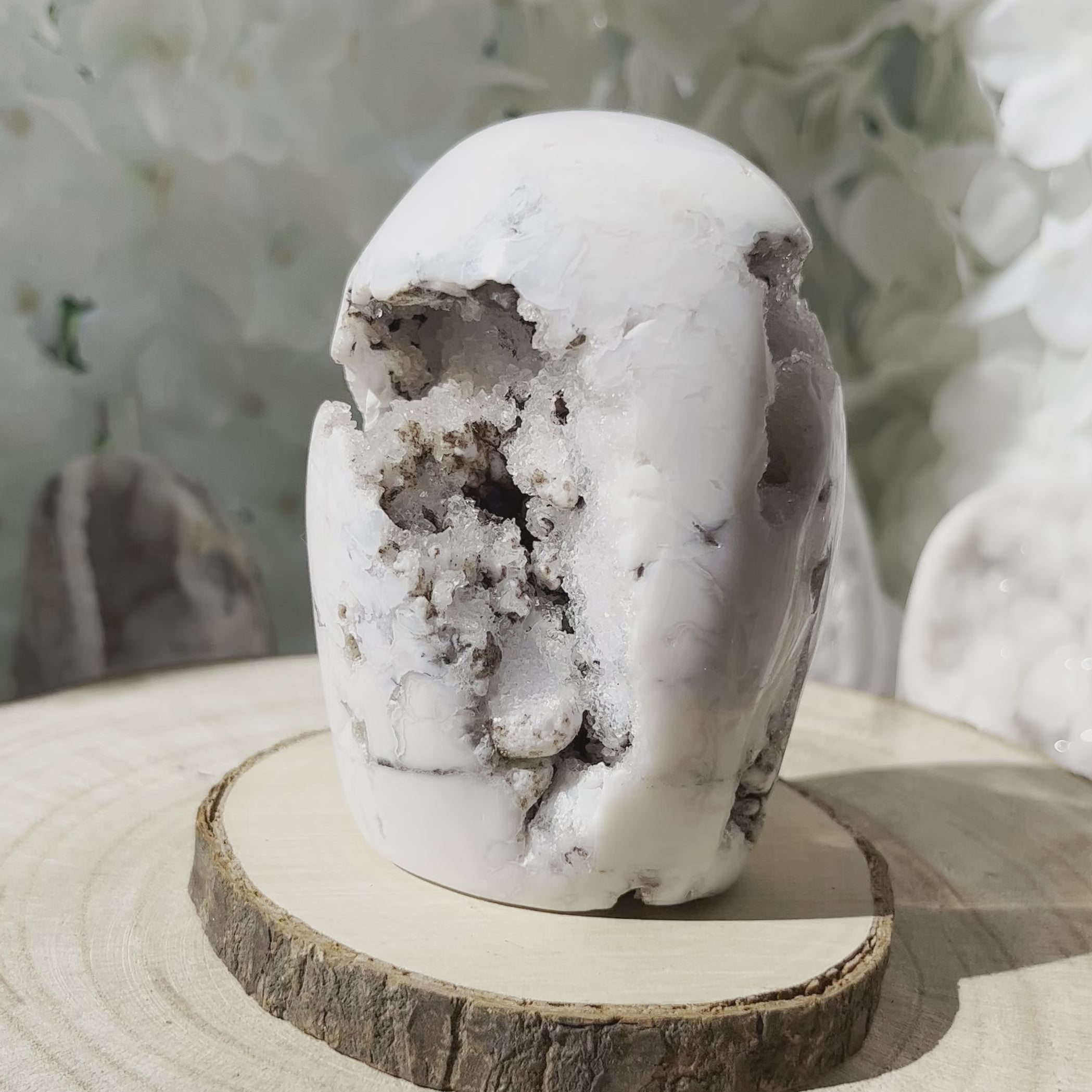 Druzy Snow Agate Freeform