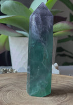 Fluorite Polished Point - Intuition & Protection