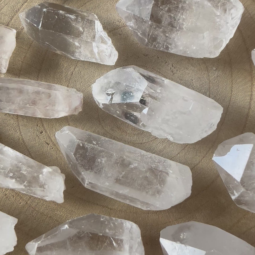 Rock Crystal (Quartz) Rough Points (Mini & Small)- Intuition & Wisdom